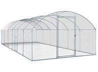 Großer Hühnerstall aus Metall 3 x 7,5 Garden Point