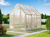 Gewächshaus aus Holz 2,1 x 3,1 m CoverTech
