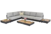 Trapani Garden Point Aluminium-Eckmöbel-Set