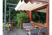 Santana Creme Terrassenüberdachung 3x3m Garden Point