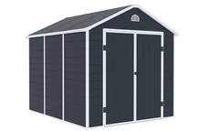 Bergen Kunststoffgerätehaus 2,4 x 2,8 m CoverTech anthrazit