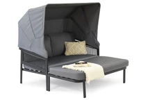 Berno Garden Point Metall-Gartenliege anthrazit