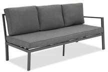 Eckelement mit einer Rückseite Zakintos anthrazit Garden Point