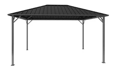 Itaka 3x4 Gartenpavillon mit Moskitonetz anthrazit Garden Point