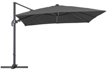 Merano Gartenschirm mit LED Beleuchtung 3x4m Garden Point anthrazit