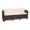 3-Sitzer-Sofa aus Technorattan Colorado braun