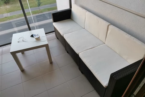 Gartensofas - Sofa Colorado aus Techrattan für 3 Personen von Bica