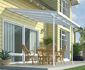 Polycarbonat-Terrassenüberdachung Feria Palram - Canopia 3 x 3,05 m weiß