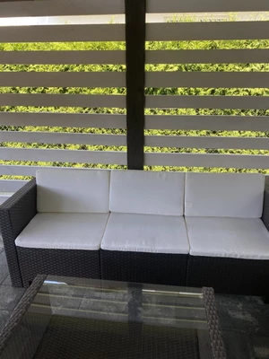 3-Sitzer-Technorattan-Sofa Colorado Bronze Bica